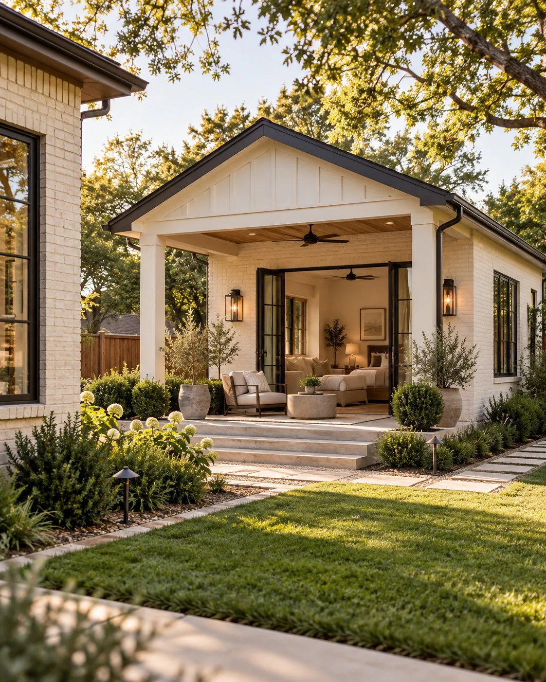Small backyard guest house