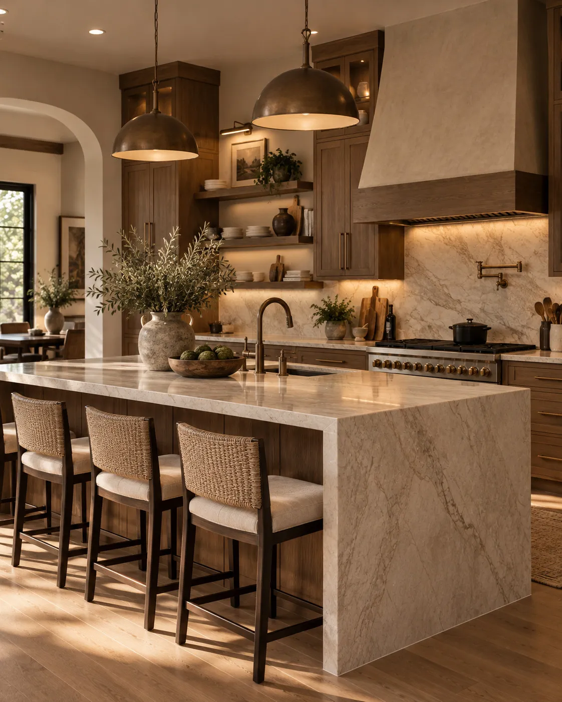 Natural oak kitchen